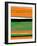 Orange and Green Abstract 2-NaxArt-Framed Art Print