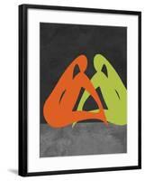 Orange and Green Women-Felix Podgurski-Framed Art Print