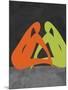 Orange and Green Women-Felix Podgurski-Mounted Art Print