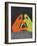 Orange and Green Women-Felix Podgurski-Framed Art Print