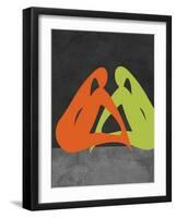 Orange and Green Women-Felix Podgurski-Framed Art Print