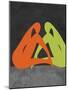 Orange and Green Women-Felix Podgurski-Mounted Art Print