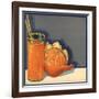 Orange and Juice - Citrus Crate Label-Lantern Press-Framed Art Print