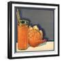 Orange and Juice - Citrus Crate Label-Lantern Press-Framed Art Print