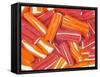 Orange and Red Candies-null-Framed Stretched Canvas