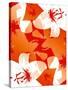 Orange And Red Lilies-Ruth Palmer-Stretched Canvas