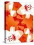 Orange And Red Lilies-Ruth Palmer-Stretched Canvas