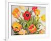 Orange and Red Tulips-Christopher Ryland-Framed Giclee Print