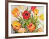 Orange and Red Tulips-Christopher Ryland-Framed Giclee Print