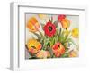 Orange and Red Tulips-Christopher Ryland-Framed Giclee Print