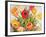 Orange and Red Tulips-Christopher Ryland-Framed Giclee Print