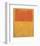 Orange and Tan, 1954-Mark Rothko-Framed Art Print