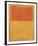 Orange and Tan, 1954-Mark Rothko-Framed Art Print