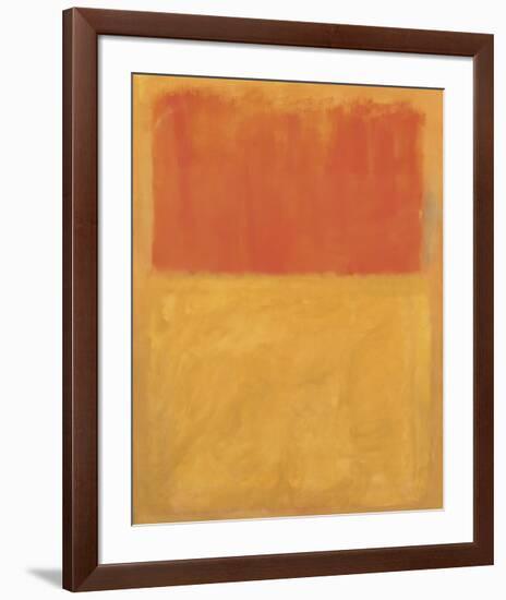Orange and Tan, 1954-Mark Rothko-Framed Art Print