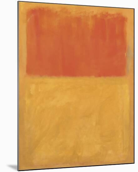 Orange and Tan, 1954-Mark Rothko-Mounted Art Print