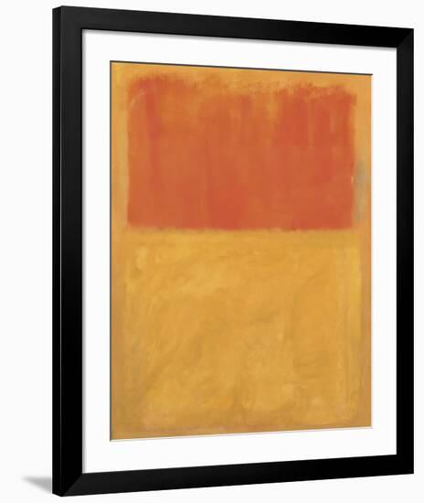 Orange and Tan, 1954-Mark Rothko-Framed Art Print