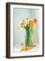 Orange and White Flowers in Vase-Incado-Framed Art Print