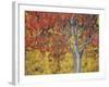 Orange and Yellow Aspen Leaves, White River National Forest, Colorado, United States of America-James Hager-Framed Photographic Print