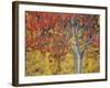 Orange and Yellow Aspen Leaves, White River National Forest, Colorado, United States of America-James Hager-Framed Photographic Print