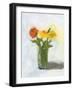 Orange and Yellow Floral-Pamela Munger-Framed Art Print