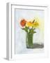 Orange and Yellow Floral-Pamela Munger-Framed Art Print