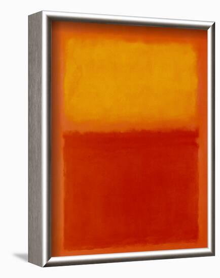 Orange and Yellow-Mark Rothko-Framed Art Print