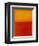 Orange and Yellow-Mark Rothko-Framed Art Print