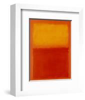 Orange and Yellow-Mark Rothko-Framed Art Print