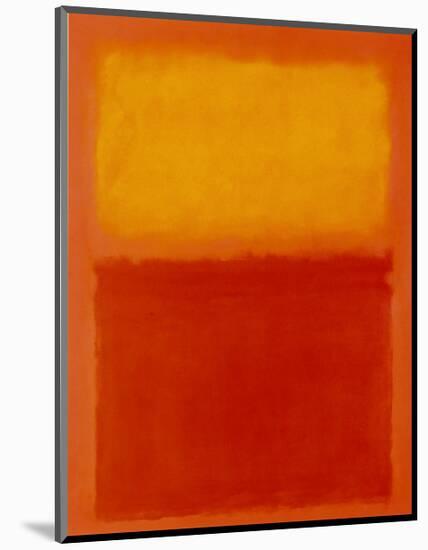 Orange and Yellow-Mark Rothko-Mounted Art Print