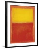 Orange and Yellow-Mark Rothko-Framed Art Print