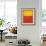 Orange and Yellow-Mark Rothko-Framed Art Print displayed on a wall