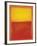 Orange and Yellow-Mark Rothko-Framed Art Print