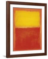 Orange and Yellow-Mark Rothko-Framed Art Print