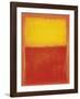 Orange and Yellow-Mark Rothko-Framed Art Print