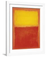 Orange and Yellow-Mark Rothko-Framed Art Print