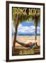 Orange Beach, Alabama - Hammock Scene-Lantern Press-Framed Art Print