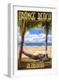 Orange Beach, Alabama - Hammock Scene-Lantern Press-Framed Art Print