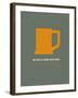 Orange Beer Mug-NaxArt-Framed Art Print