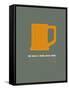 Orange Beer Mug-NaxArt-Framed Stretched Canvas