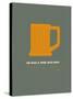 Orange Beer Mug-NaxArt-Stretched Canvas