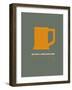 Orange Beer Mug-NaxArt-Framed Art Print