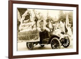 Orange Belt Float-null-Framed Art Print