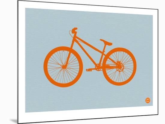 Orange Bicycle-NaxArt-Mounted Print