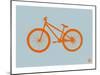 Orange Bicycle-NaxArt-Mounted Print