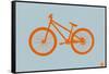 Orange Bicycle-NaxArt-Framed Stretched Canvas