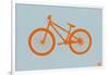 Orange Bicycle-NaxArt-Framed Art Print