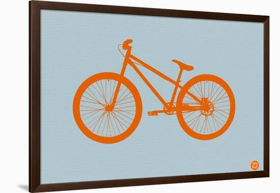 Orange Bicycle-NaxArt-Framed Art Print
