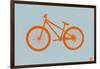 Orange Bicycle-NaxArt-Framed Art Print