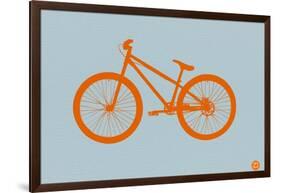 Orange Bicycle-NaxArt-Framed Art Print