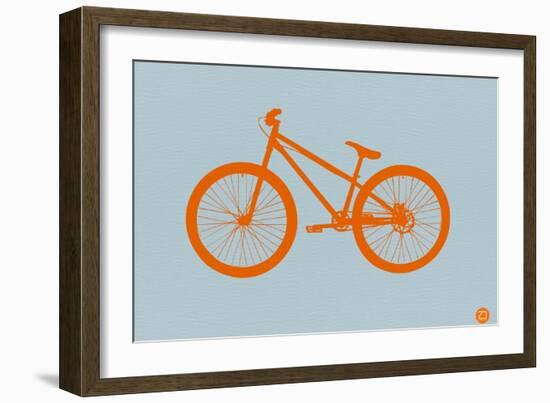 Orange Bicycle-NaxArt-Framed Art Print